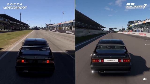 Forza Motorsport vs Gran Turismo 7 - Mercedes-Benz 190E 2.5-16 Evolution II - FM8 vs GT7 Comparison смотреть онлайн