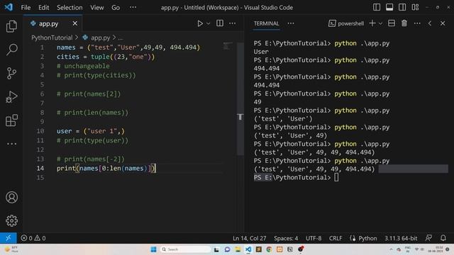 Python Tuple Access Explained | Boosting Your Python Skills |Python Full Tutorial |HINDI| - #15