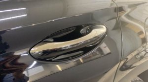 Установка сенсоров бесключевого доступа Hyundai Santa Fe. Starline B96.