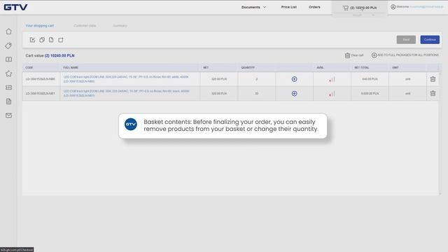 GTV - B2B - how to place an order on-line? смотреть онлайн