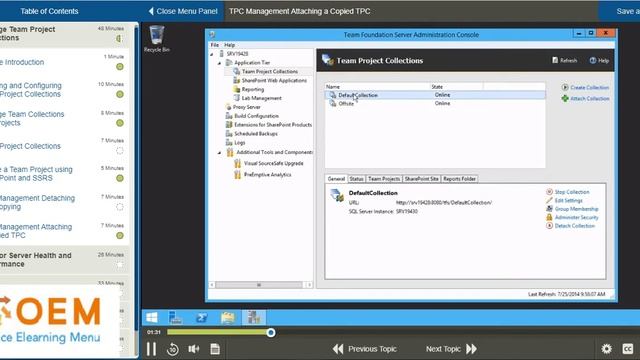 Microsoft Visual Studio Team Foundation Server 2013 Training смотреть онлайн