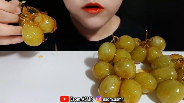 ASMR 청포도 탕후루 먹방 CANDIED FRUITS TANGHULU (EATING SOUNDS) MUKBANG フルーツ飴 糖葫芦 น้ําตาลผลไม้ Kẹo trái cây смотреть онлайн