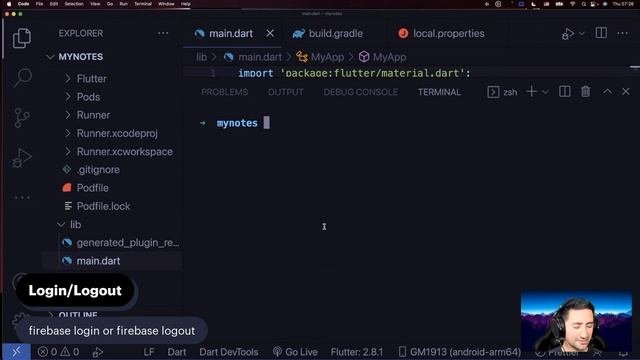 Chapter 11 - Firebase Backend Setup - Free Flutter Course ?