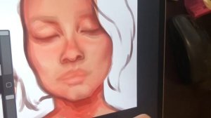 РИСУЮ ПОРТРЕТ НА АЙПАДЕ | ВИДЕОПРОЦЕСС