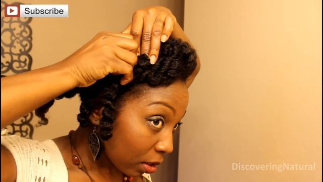 Quick Holiday Hairstyle for Natural Hair | Rosette Updo смотреть онлайн