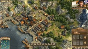 Бесконечная игра ANNO 1404. От крестьян до дворян на сложном уровне.