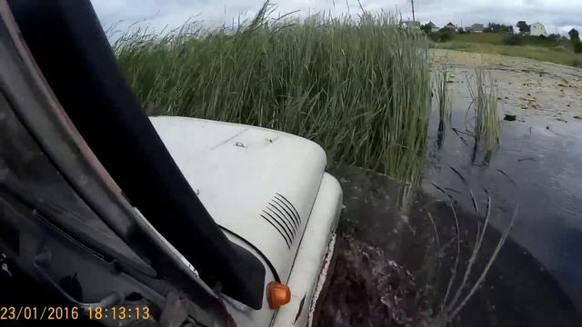 Проезд через р.Воронеж Offroad Lipetsk