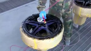 fancy chameleon rims/ необычный вид дисков покраска в хамелеон