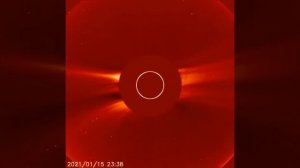 Solar activity and the comets that hits the sun 18/01/2021 Комета движущая в сторону солнца