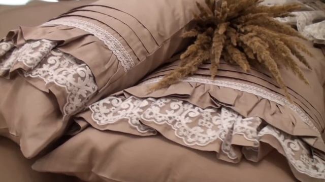 Постельное белье из сатина LUX "Бежевый перламутр" смотреть онлайн