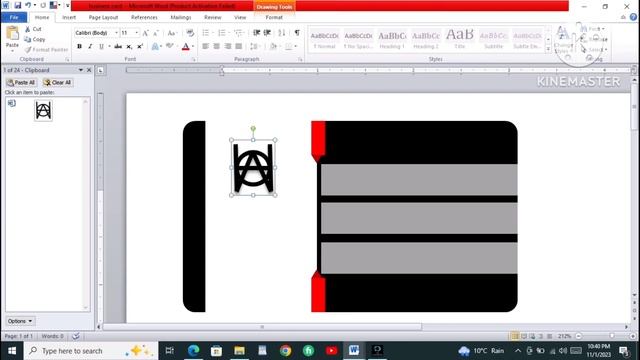 How to make cards on Microsoft word| Microsoft word par card kaisa banay| ?? смотреть онлайн