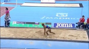 New World Record Indoor yulimar Rojas 15m43 Triple Jump women 2020