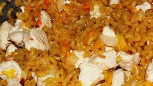 Плов из макарон