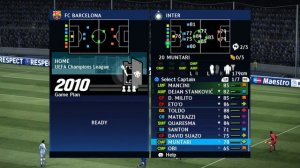 PES 2010 (UEFA CHAMPIONS LEAGUE 2009-2010) / [GROUP STAGE] | [ROUND 5/6] / F.C INTERNAZIONALE MILAN