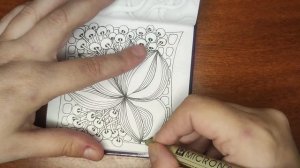 Зентангл Ягодная растительность