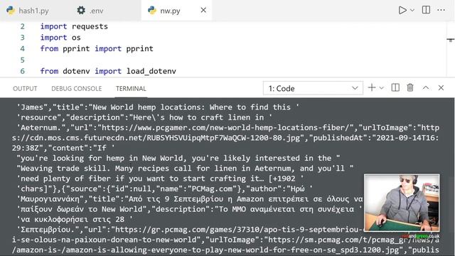 News API - Python Code смотреть онлайн