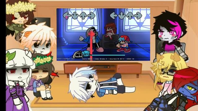 Undertale Reacts to... { Dusttale MOD FNF Remastered } || Undertale || AU || Original¿ || GCRV 💜✨ смотреть онлайн