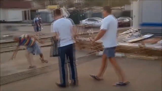 Охрана РЖД угомонила быдло смотреть онлайн