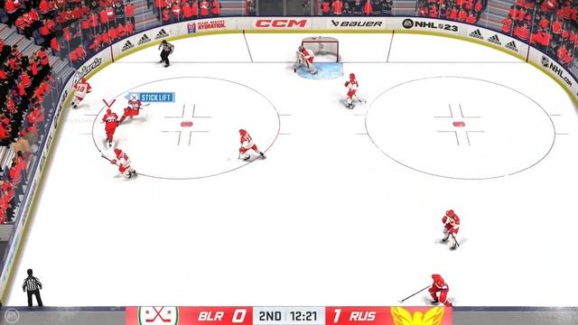 NHL 23 | ЧМ ПО ХОККЕЮ 2023 ЗА СБОРНУЮ РОССИИ | РОССИЯ - БЕЛАРУСЬ | 1 ТУР