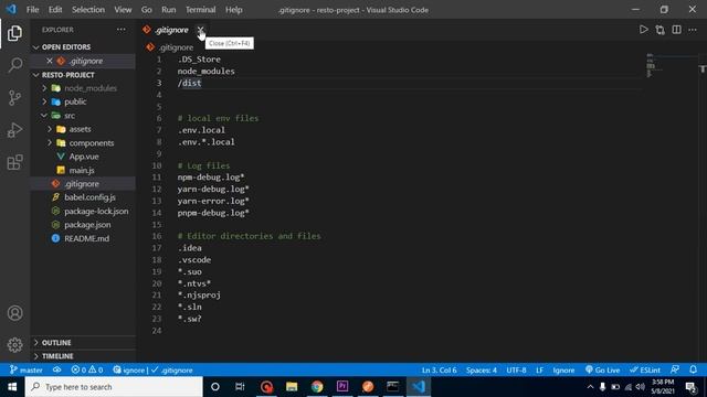 Vue js project #3 Code Flow - Restaurant Management App