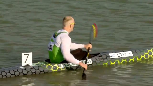 2017 ICF World Cup 2 in Szeged, Hungary, Men's K-1 200m Heat 3. HD