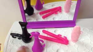 Барби Видео с куклами для девочек Салон Красоты Парикмахерская