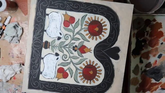 "Folk Art Sheep" Speed Painting смотреть онлайн