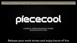 Piececool 3D Metal Puzzle | The Flying Dutchman Model Building Kits
