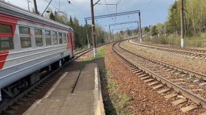 ЭР2Р - 7078 на платформе 142 километр
