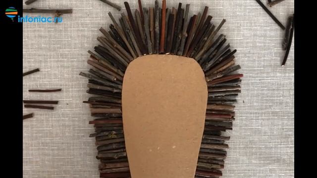 Поделка из природных материалов - Ёжик смотреть онлайн