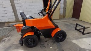 Самодельный мини погрузчик БУРЛАК