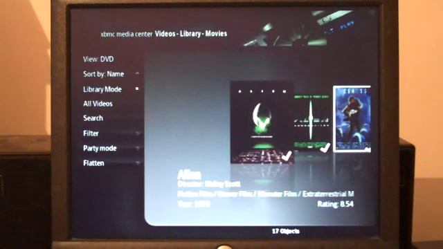 XBMC media centre on an Asrock ION 330
