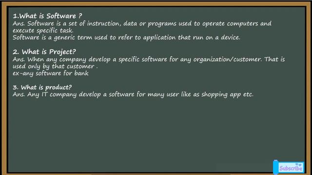 What is software ? Difference between project and product @TheTestingGurukul