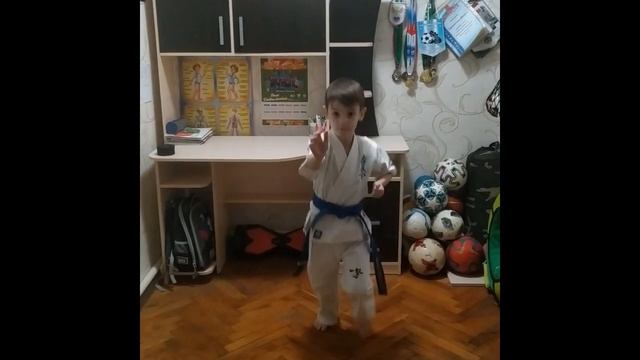 Янцу ката киокушинкай каратэ ! Yantsu kata Kyokushin karate ! смотреть онлайн