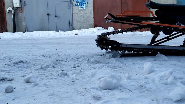 Мини снегоход с двигателем LIFAN GS212E. смотреть онлайн