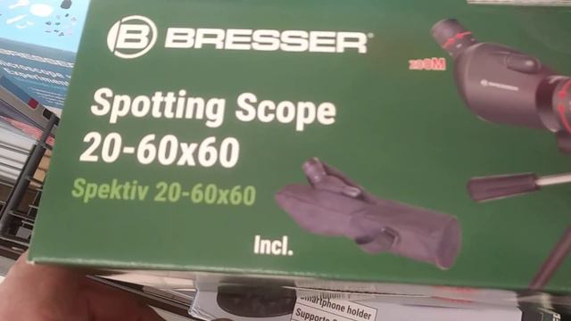 Bresser spotting scope 20-60x60 lidl смотреть онлайн