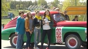 В рамках Всебелорусской акции «За любимую Беларусь!» активисты БРСМ провели молодежный флешмоб.