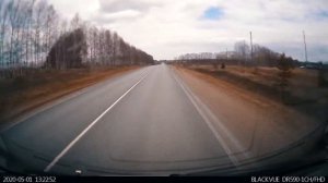 (334) трасса Котельнич - Киров.1мая 2020.С видеорегистратора