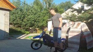 yamaha pw 80 крутой мопед