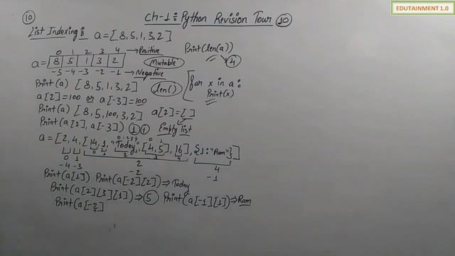 Python Revision Tour | Class 12 Computer Science with Python (Video 10)