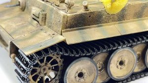 ТИГР 1 1/35 - ЗВЕЗДА - Финал - Покраска модели
