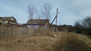Деревня Плёсо, Подосиновский район, Кировская область, апрель 2019