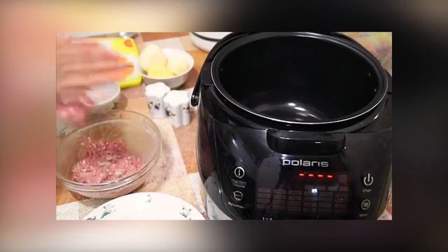 Вкусно и быстро 23 Тушеные тефтели с картошкой в мультиварке