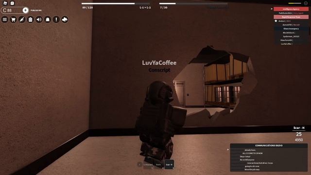 I played as Chaos Insurgency... SCP: Roleplay Roblox смотреть онлайн