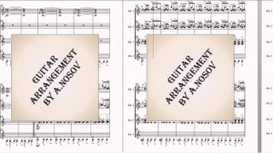 Libertango (A.Piazzolla) Sheet Music for 4 guitars