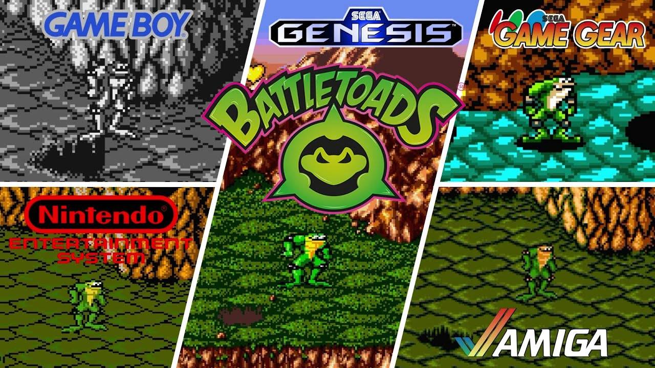 Battletoads [1991] Game Boy vs NES vs Game Gear vs Genesis vs Amiga (Сравнение версий)