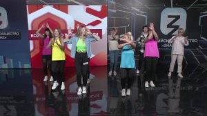 Мастер-класс Zumba-команды Вероники Зверевой.