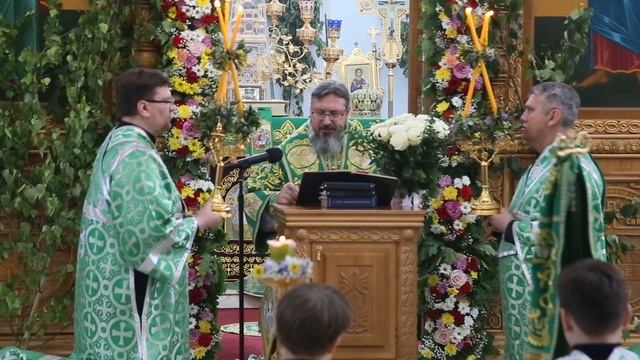 День Святой Троицы. Торжества престольного праздника в Свято-Троицком соборе г.Ядрин 04.06.2023