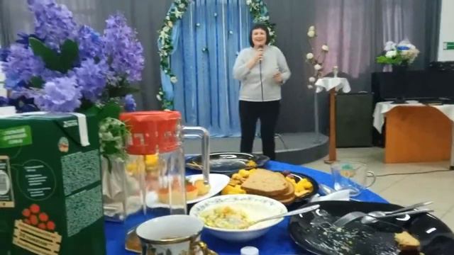 Свадебный фуршет 🍉🍑🍎🍌🍋 поздравления в песне от Богдановой Татьяны 16.04.22 смотреть онлайн